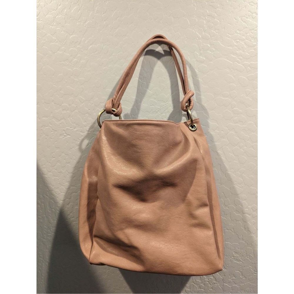 Antik Kraft Beige Faux Leather Crossbody Saddle Bag Polyester Lining